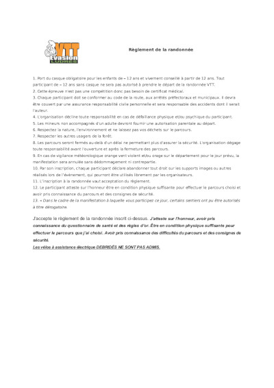 Rando du club "L'Evasion de Ludres" 2026